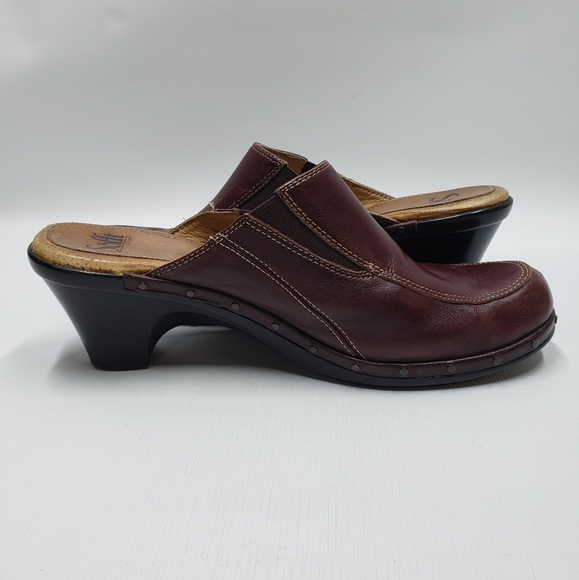 Sofft Women's Brown Leather Clogs Mules Size 8.5 - Picture 9 of 16